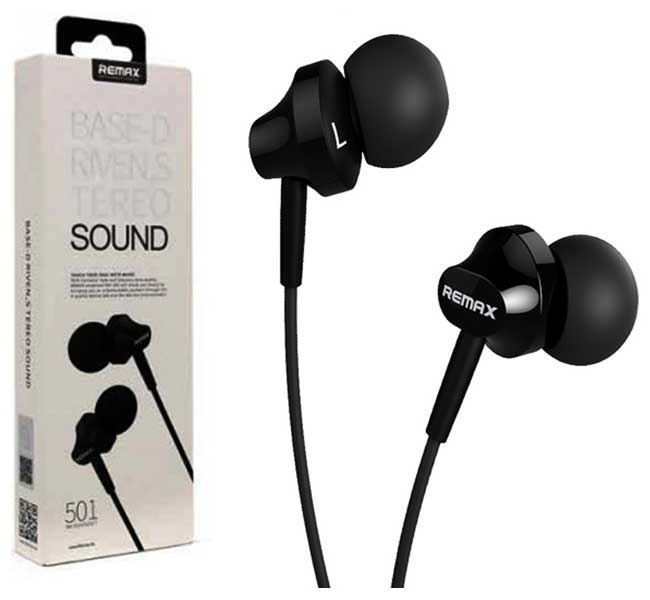 Remax RM-501 Hi Basse Wired Earphone